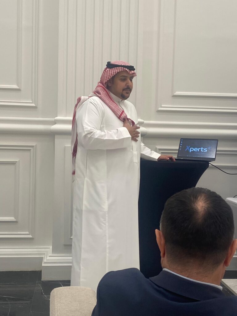 Abdallah presenting